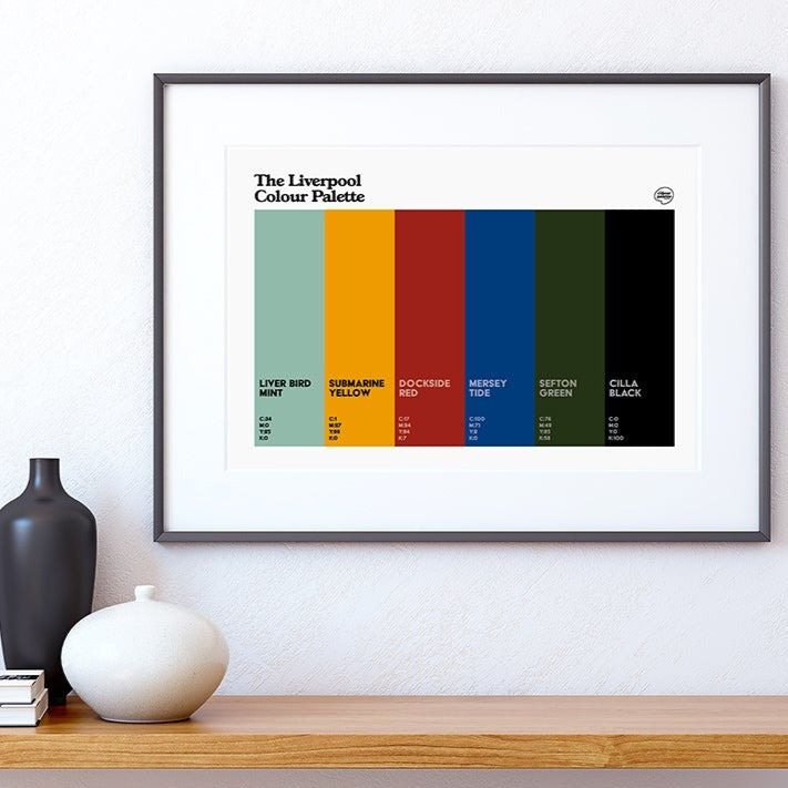 Liverpool gifts - the Liverpool Colour Palette