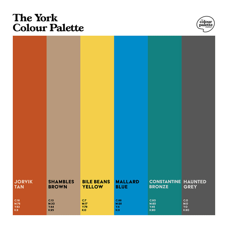 The York Colour Palette premium tote bag