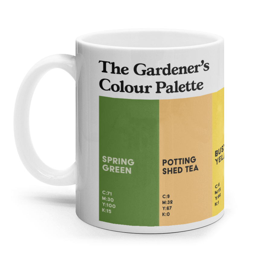 Gardening gift Garden Colour Palette Mug