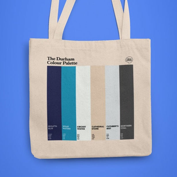 The Durham Colour Palette heavyweight tote bag