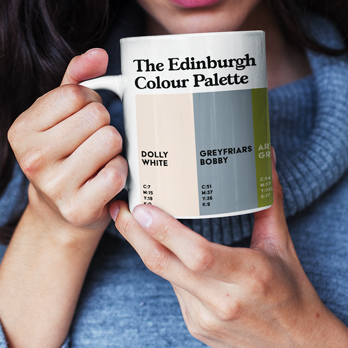 The Edinburgh Colour Palette Mug