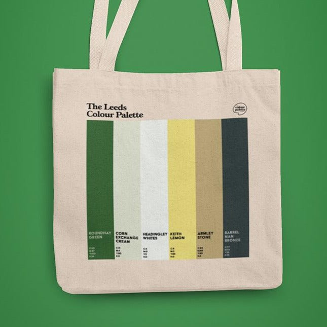 The Leeds Colour Palette heavyweight tote bag