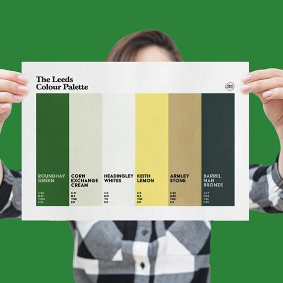 The Leeds Colour Palette art print
