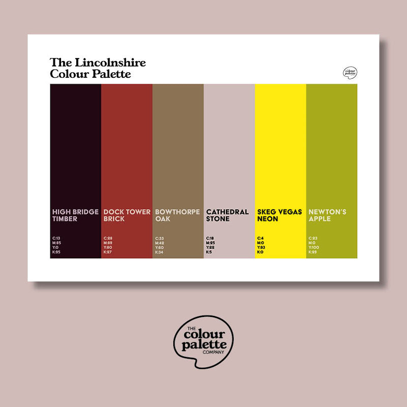 The Lincolnshire Colour Palette premium tote