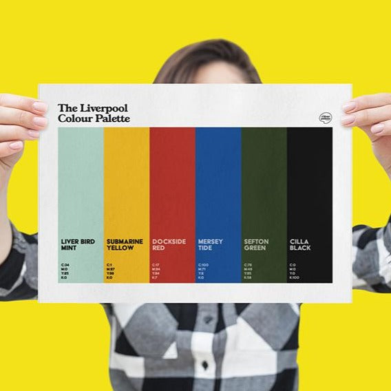 The Liverpool Colour Palette art print