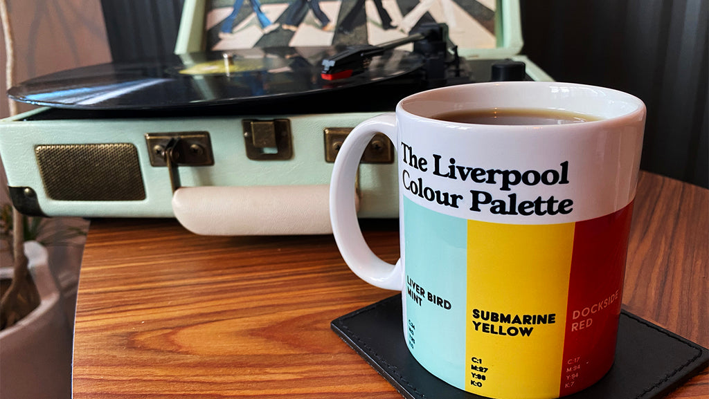 Liverpool gifts - The Liverpool Colour Palette mug