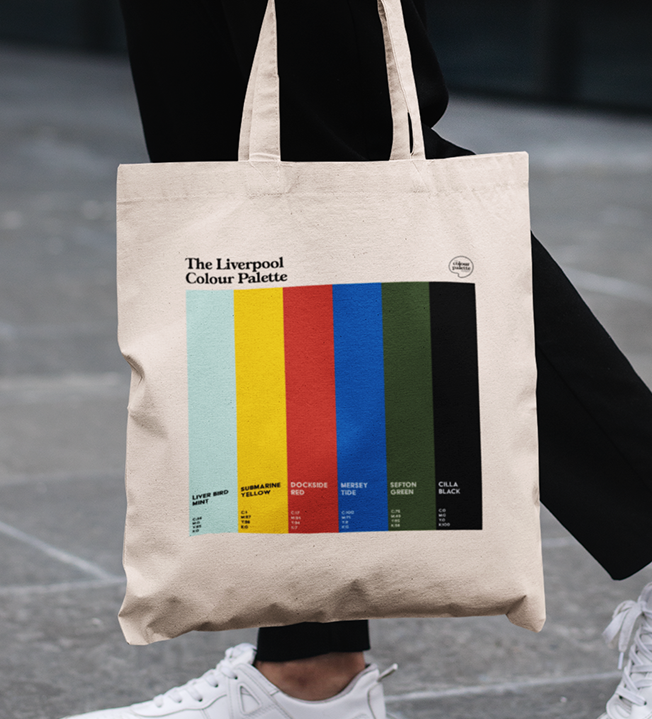 The Liverpool Colour Palette heavyweight bag