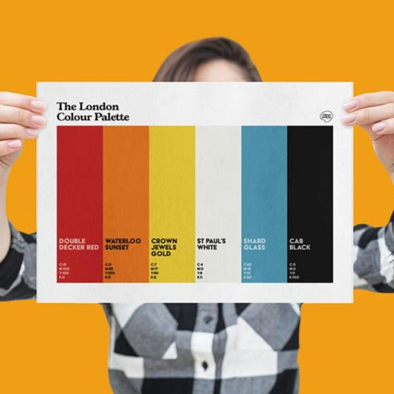 The London Colour Palette Art Print