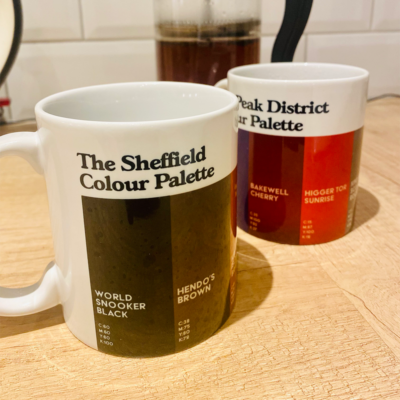 The Sheffield Colour Palette mug