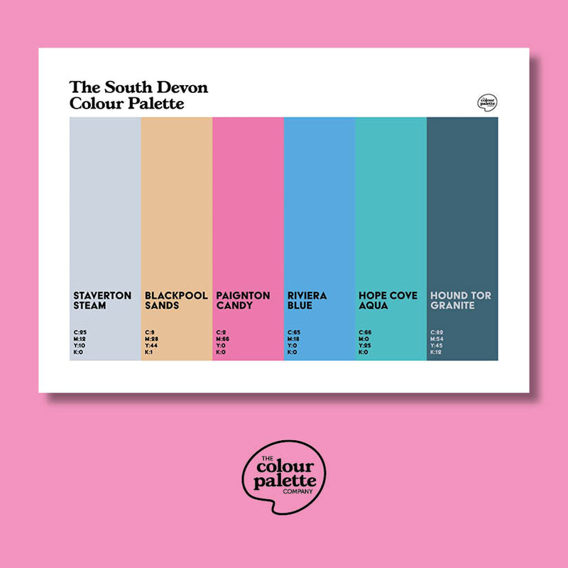 The South Devon Colour Palette 11oz Mug